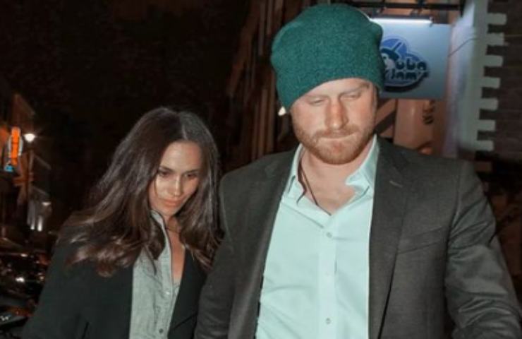 Harry e la Markle in una uscita pubblica