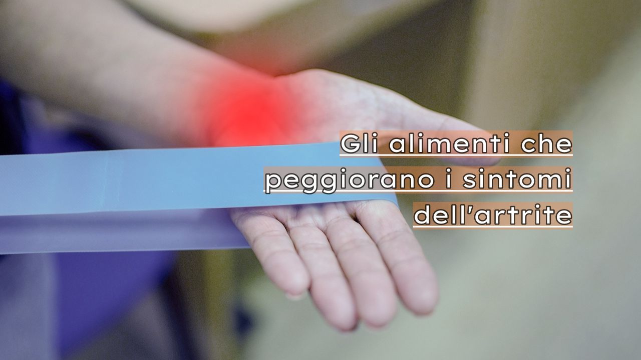 alimenti non consigliati artrite