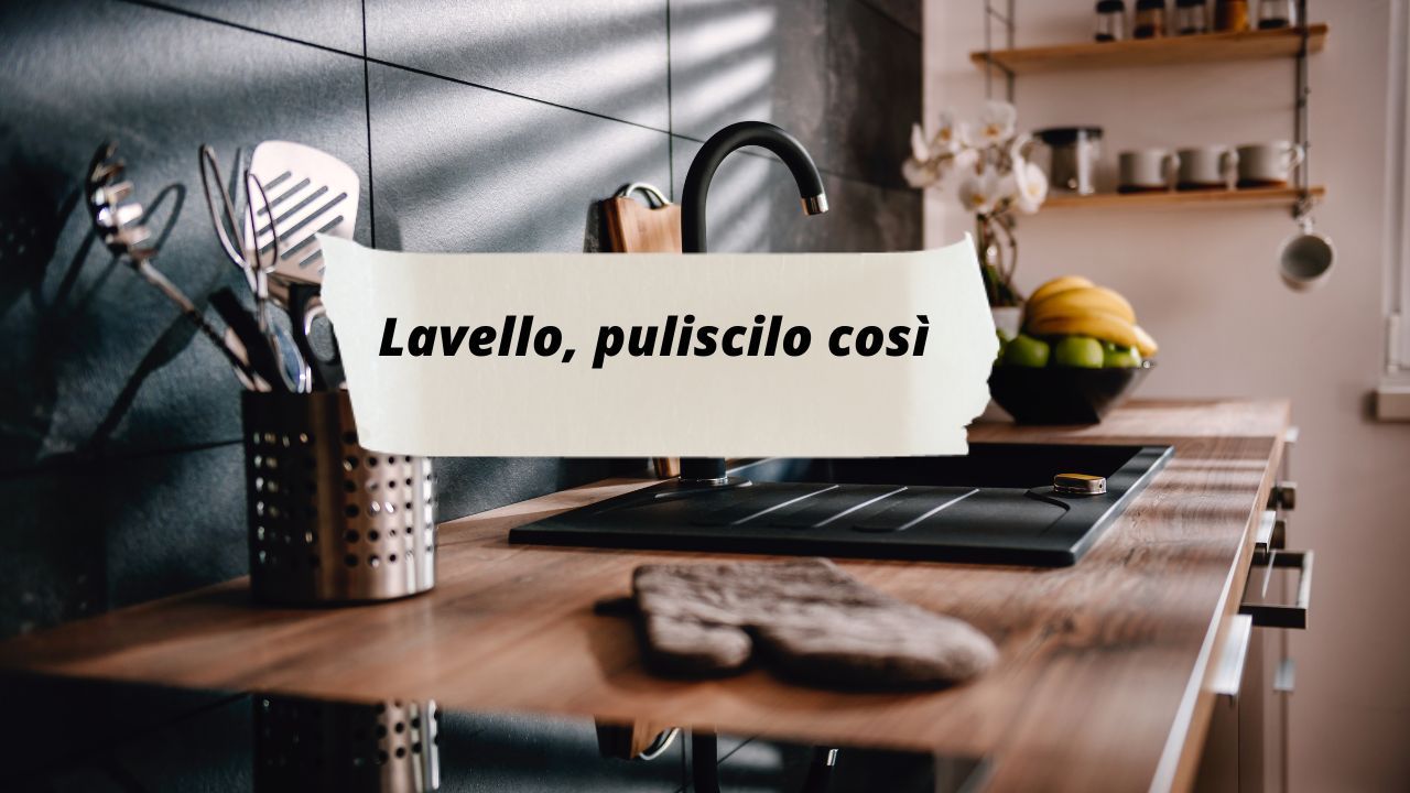 Lavello come pulire