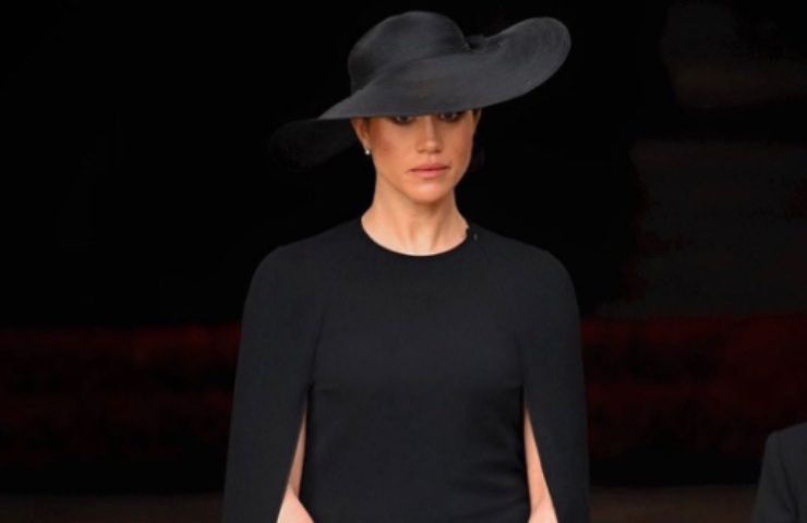 Meghan Markle ai funerali della regina Elisabetta