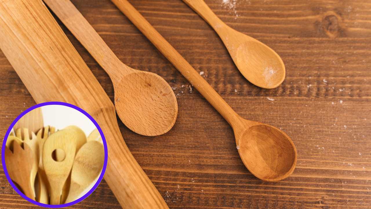 Come pulire mestoli e utensili in legno