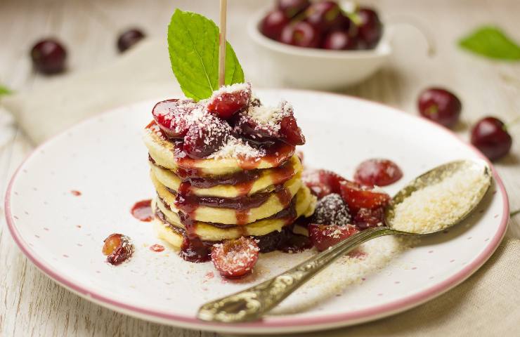 ricetta dolce pancake leggero