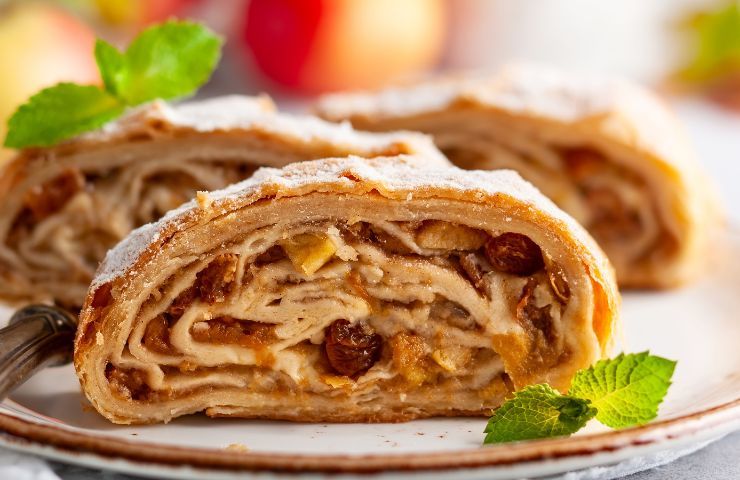 Strudel ricetta mele