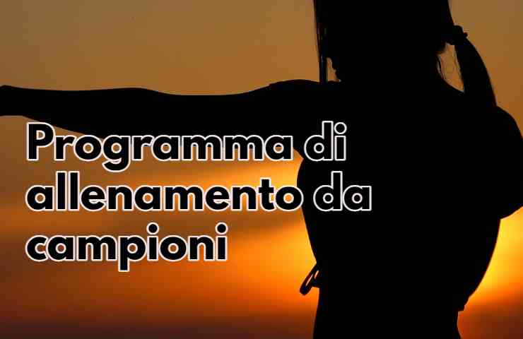 Programma di allenamento come fare