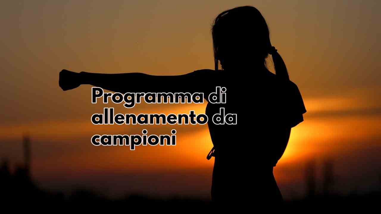 Programma di allenamento da campioni