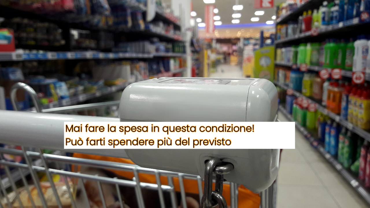 mai fare spesa questi momenti
