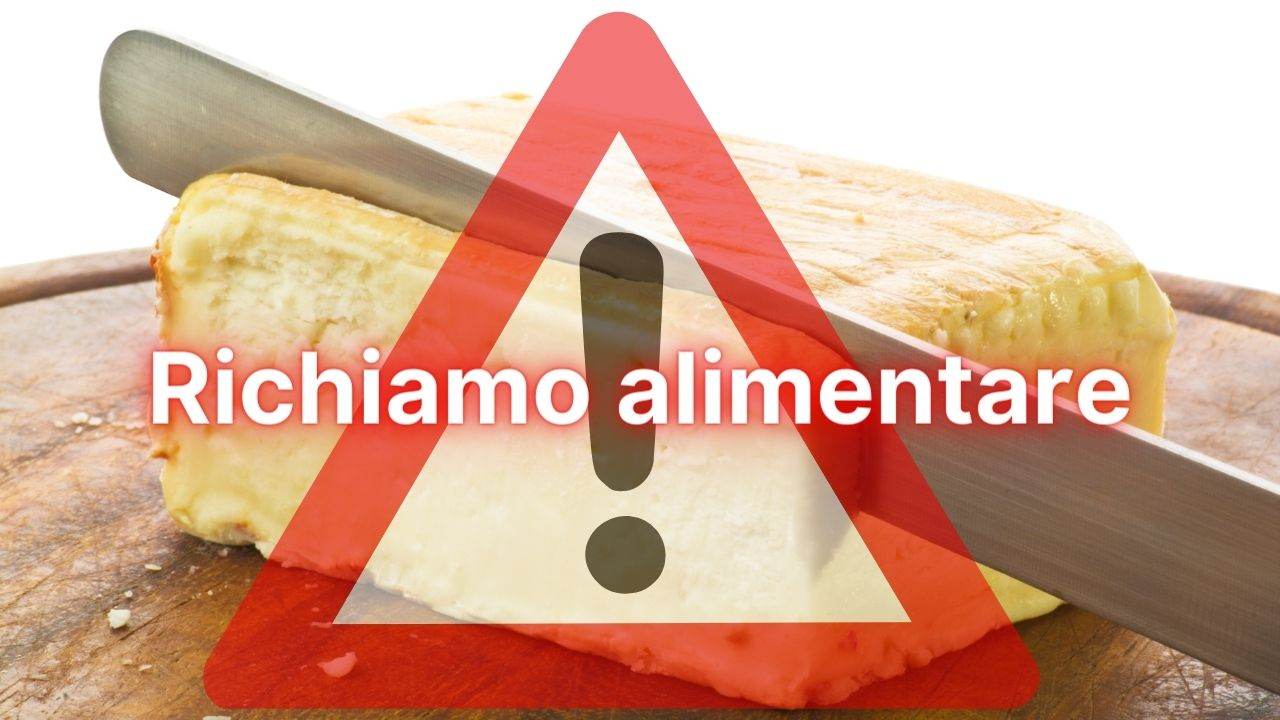 Richiamo alimentare formaggio