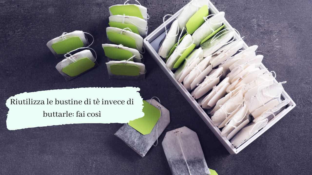 bustine tè riutilizzale