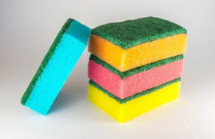Spugne Da Cucina Homemith | Confezione Da 10 | Doppia Faccia Assorbente E Pulente | In Schiuma, Colori Misti