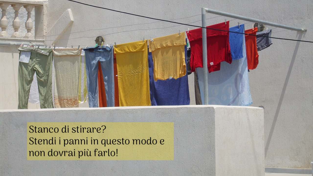 stendere per non stirare