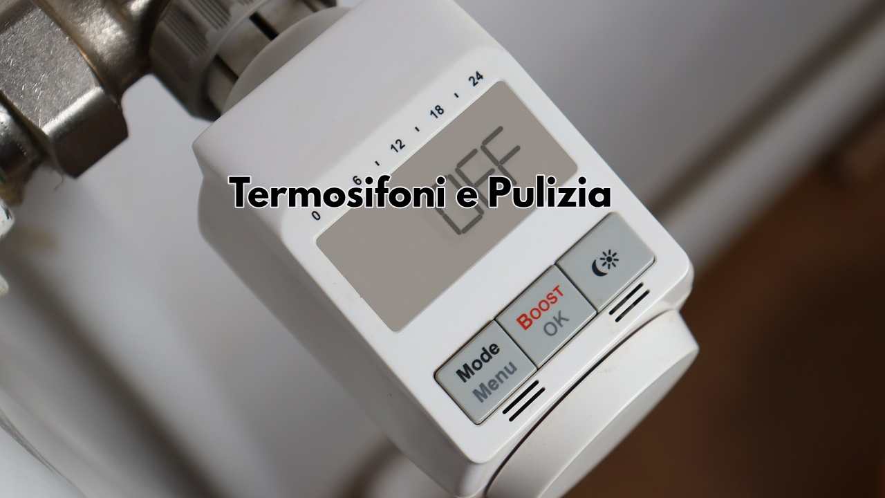 Termosifoni e pulizia