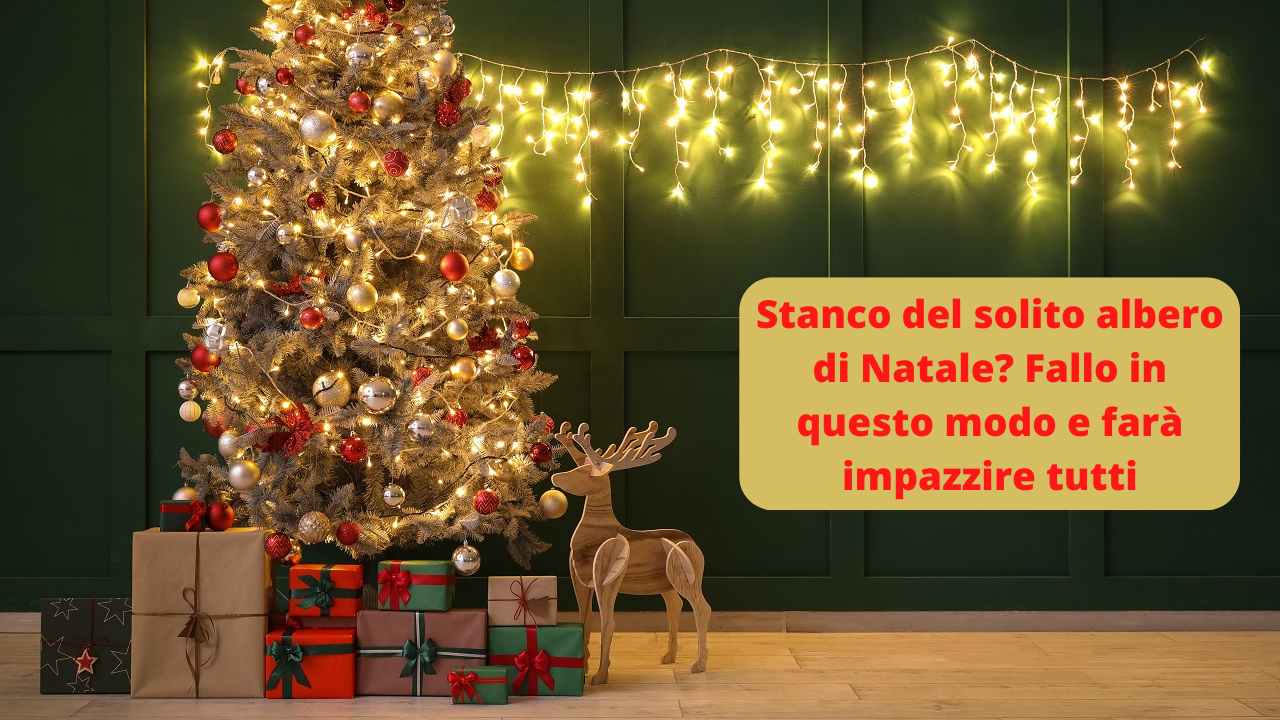 Fare albero di Natale oroginale