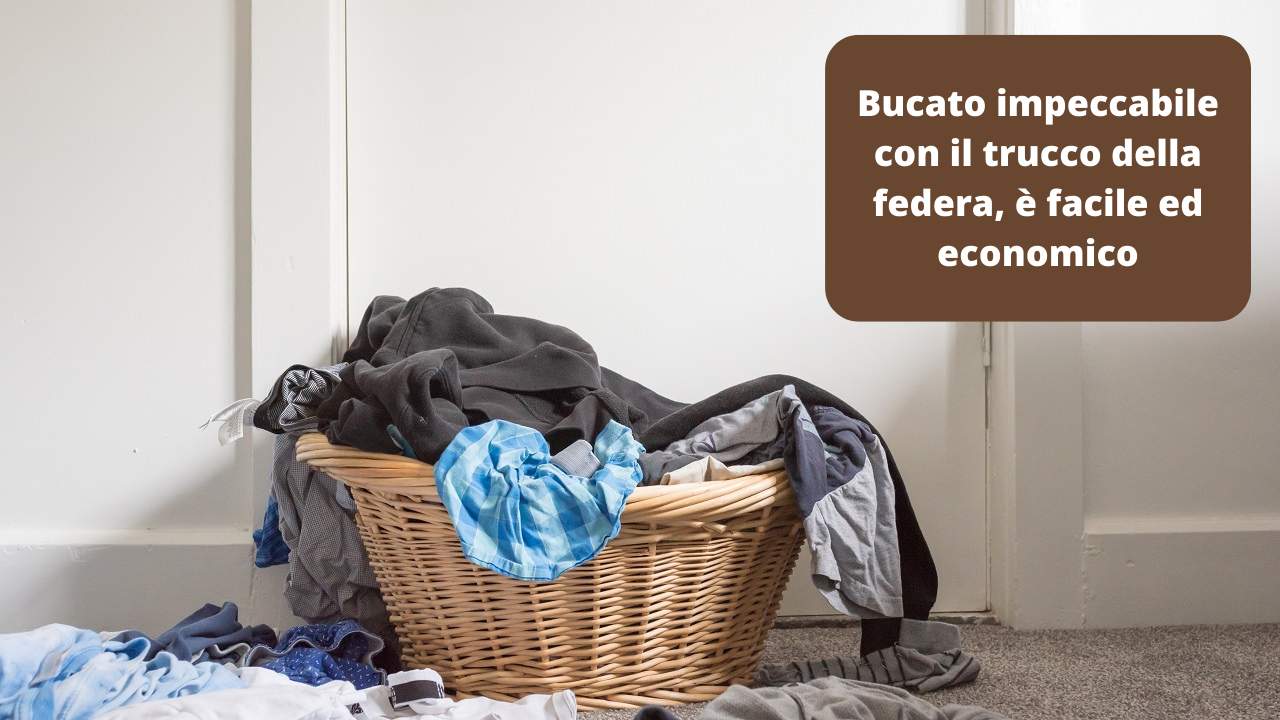 Trucco della federa per bucato profumato