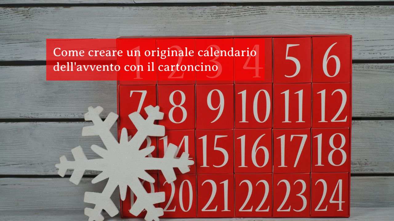 originale calendario avvento