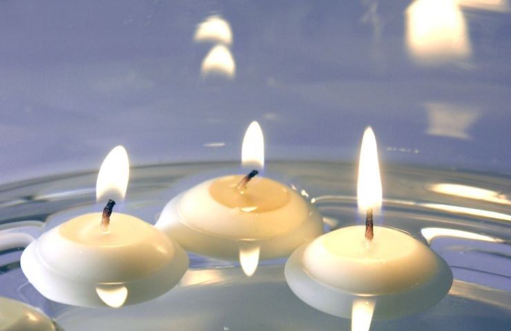candele galleggianti palline gel