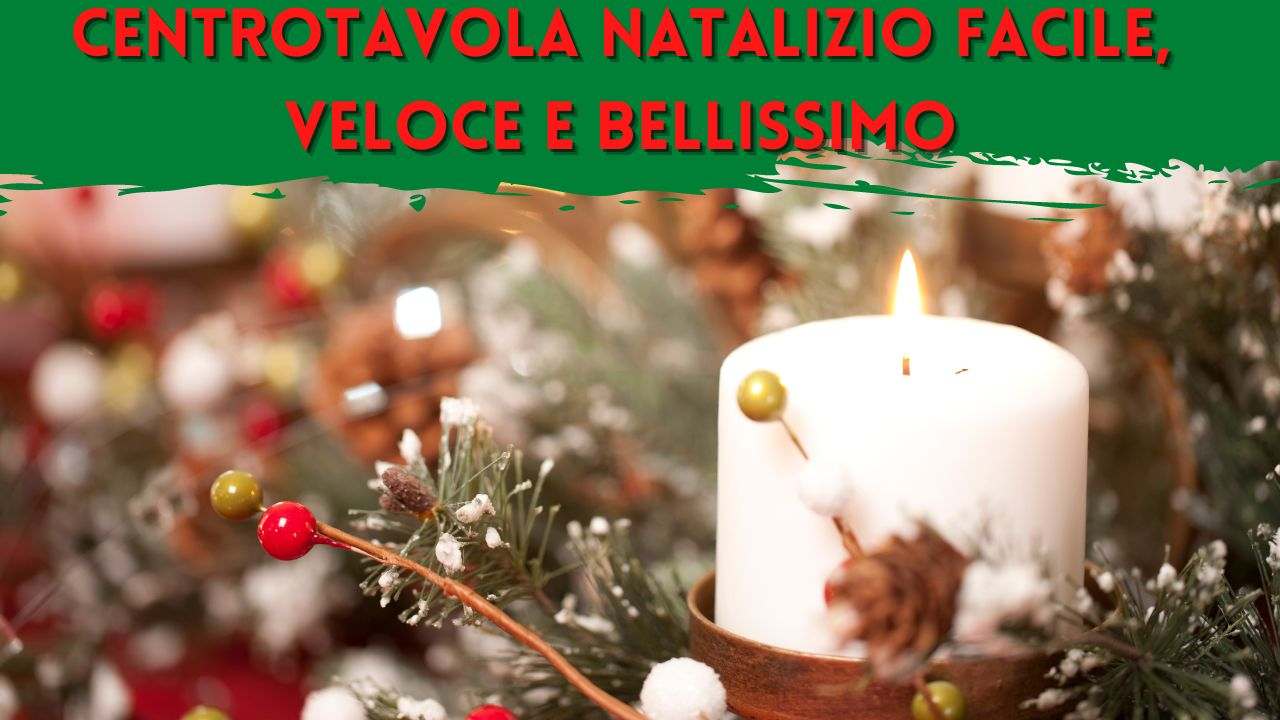 cenrotavola natalizio