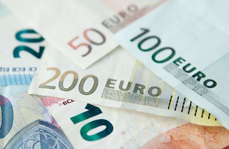 Delle banconote in euro