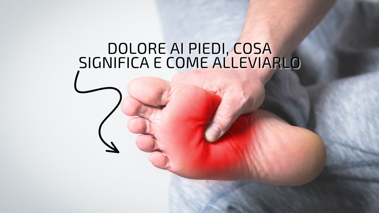 alleviare dolore piedi