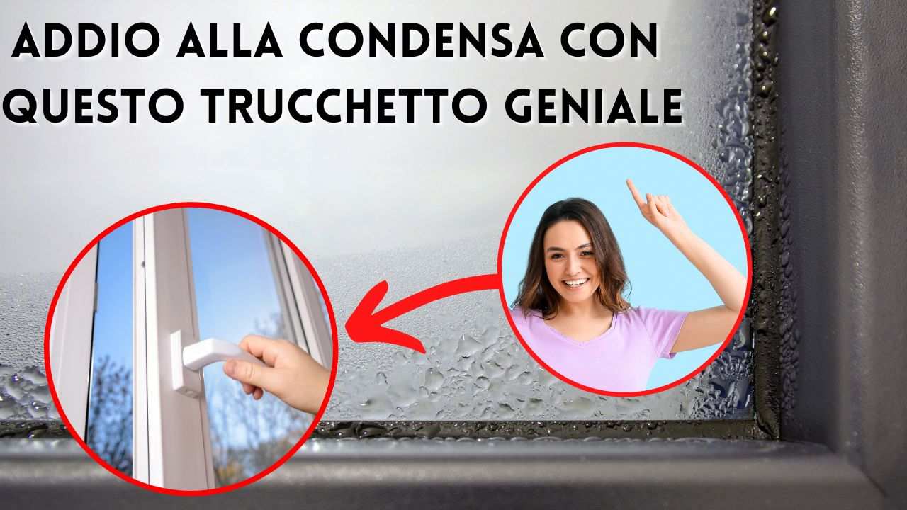 togliere la condensa