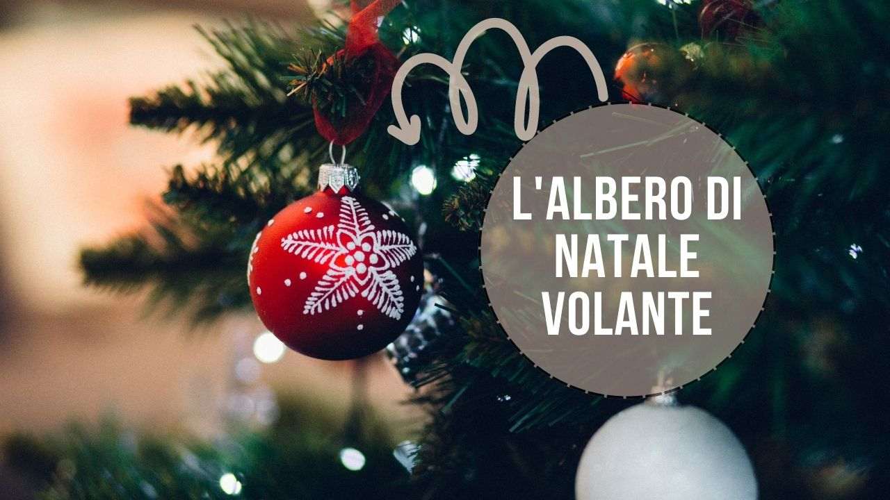 albero Natale volante