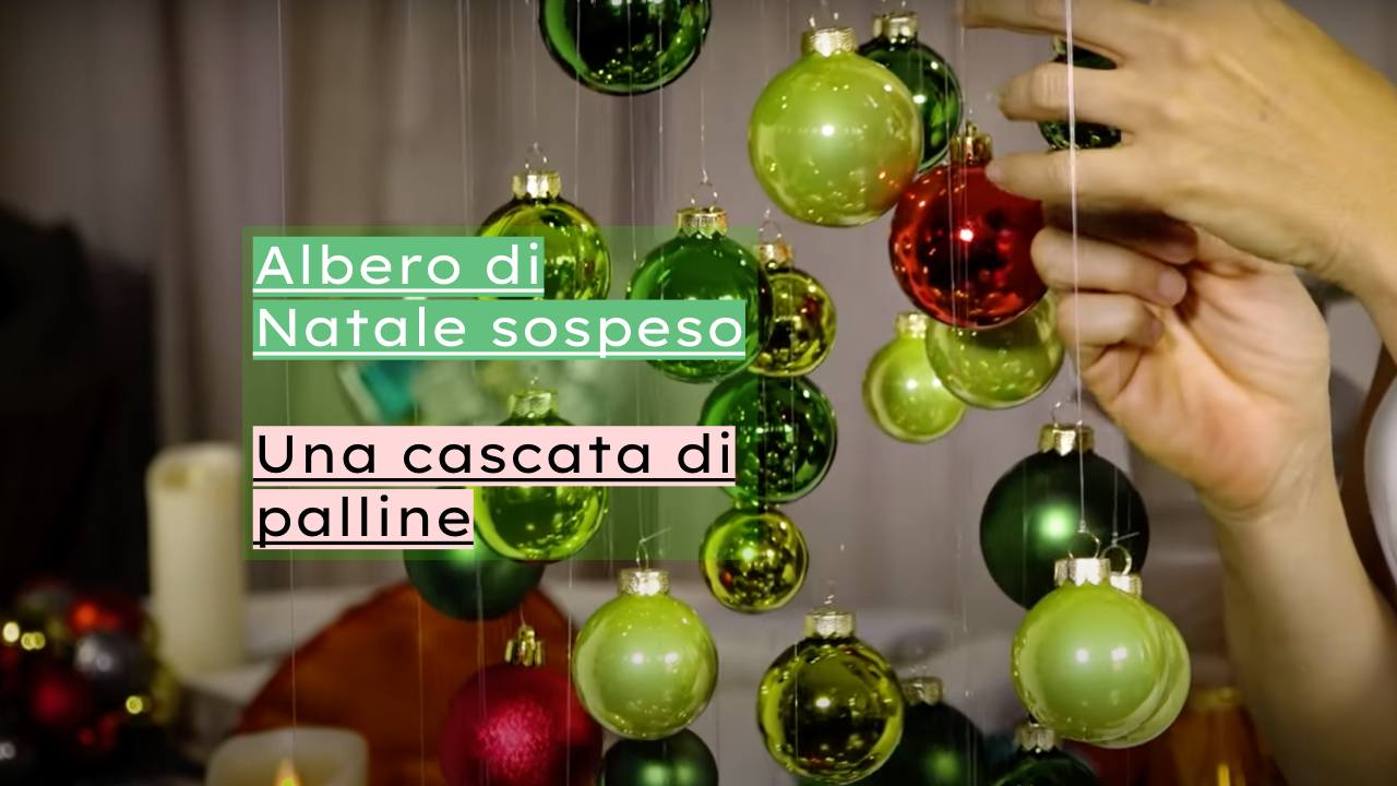 palline albero Natale sospeso