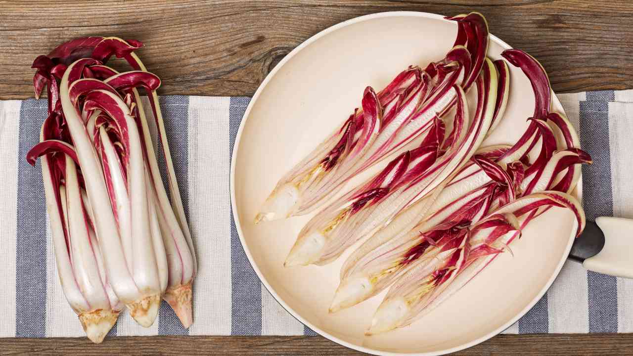 contorno radicchio padella