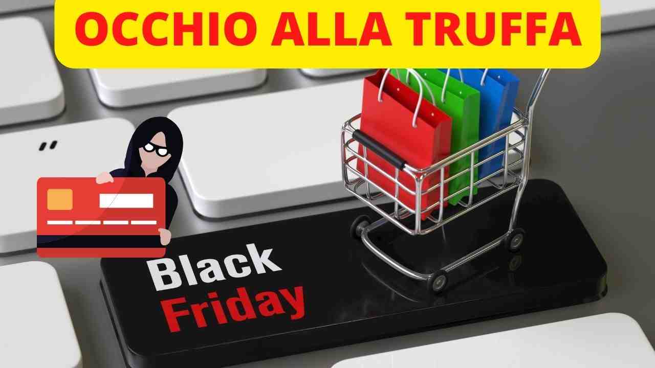 black friday truffe pericolo amazon