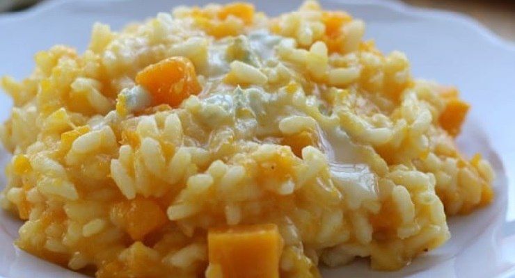 Risotto gorgonzola e zucca