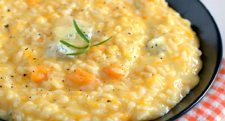 Risotto zucca e gorgonzola