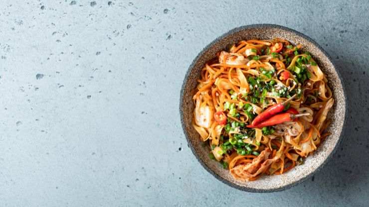 spaghetti con verdure