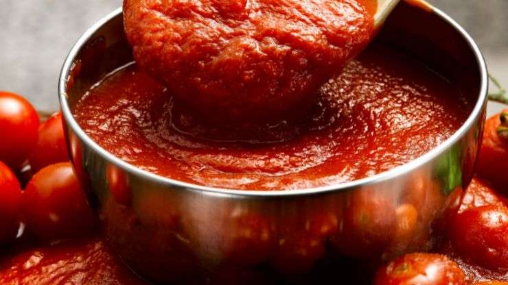 sugo di pomodoro acidità