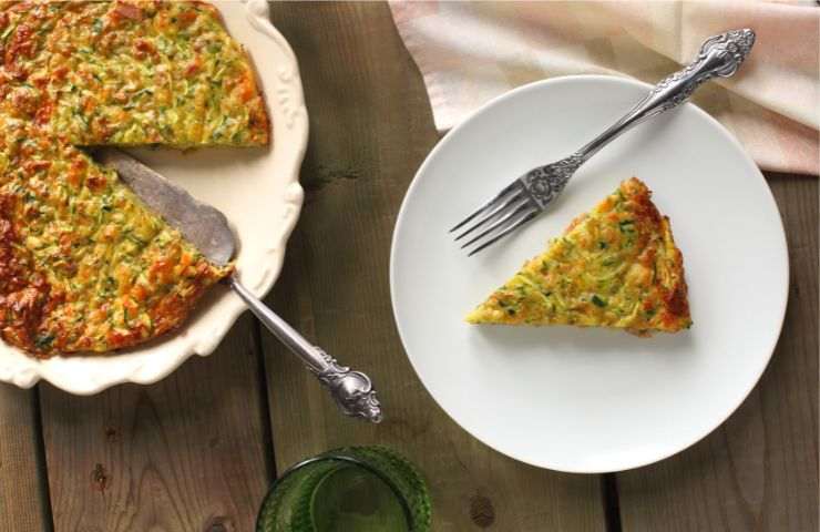 Torta salata zucchine