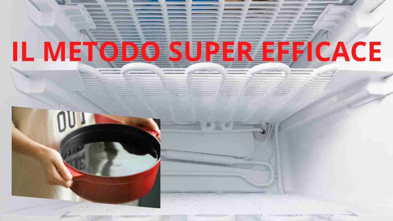 come sbrinare il freezer metodo