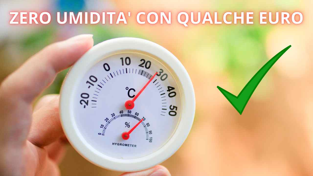 addio all'umidità metodo fai da te casa