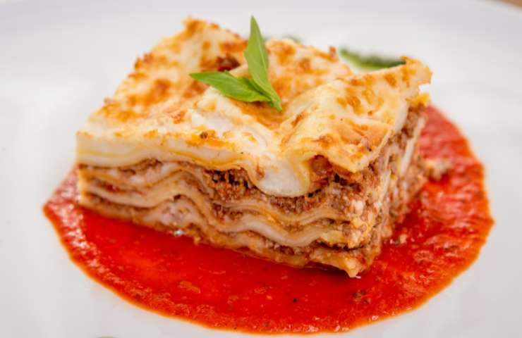 Una bella fetta di lasagne