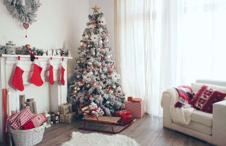 albero natale artificiale