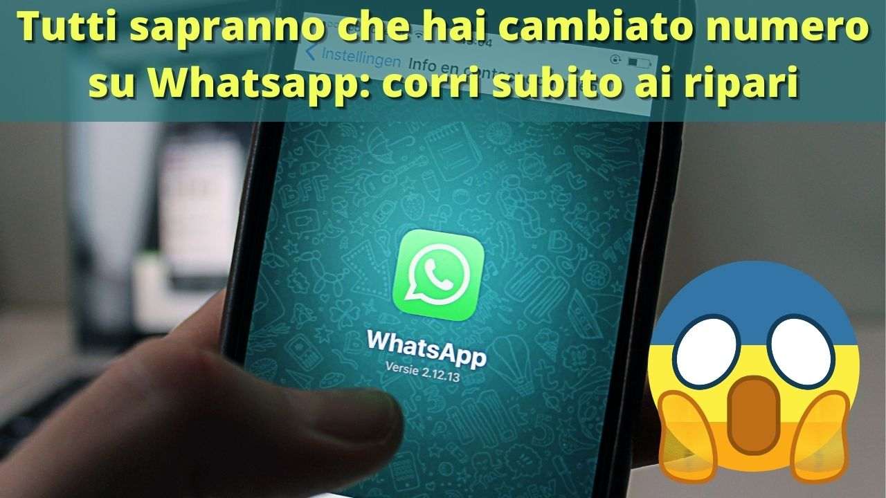 cambiare numero whatsapp