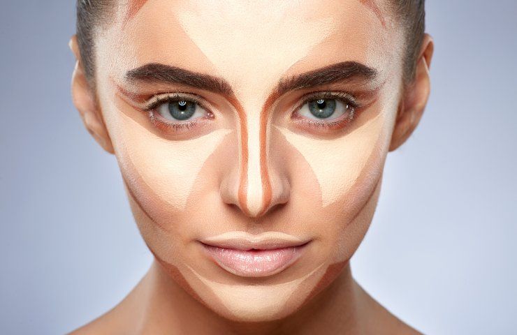 contouring viso tondo