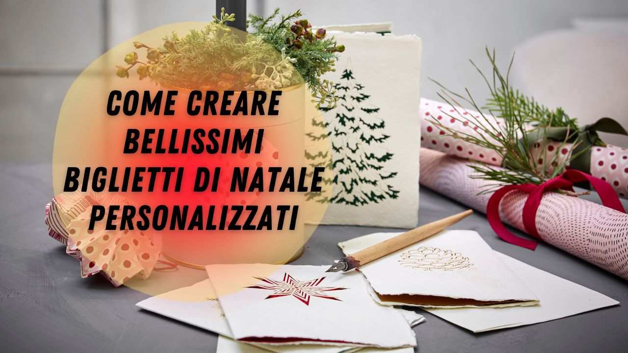 biglietti Natale fai da te