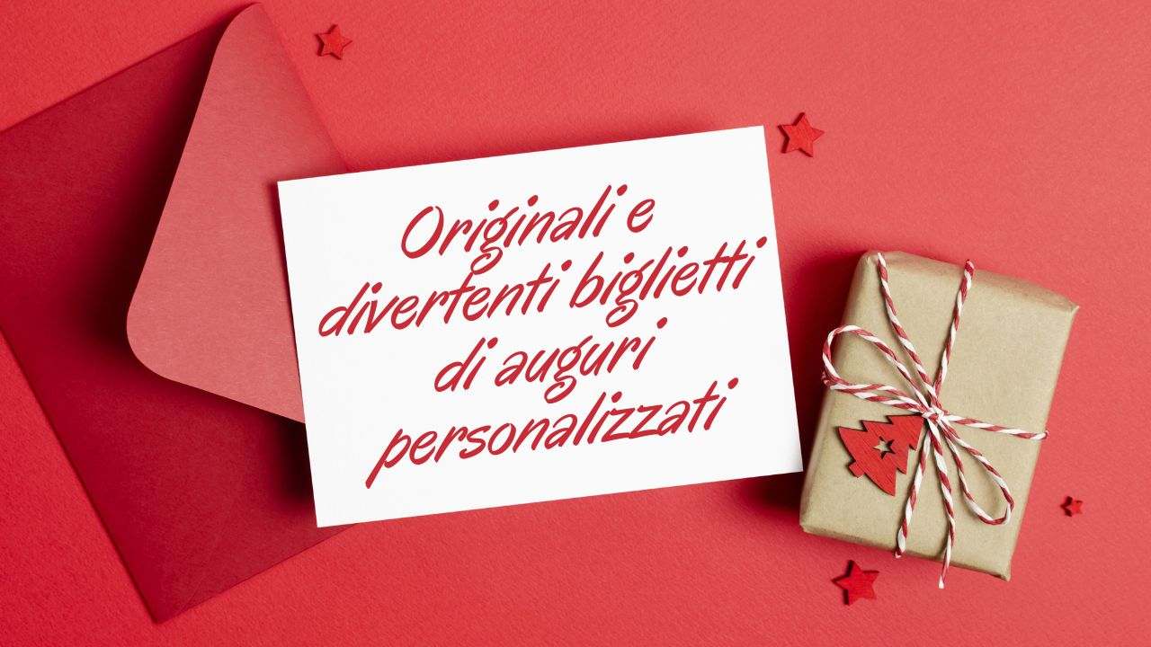 biglietti Natale originali