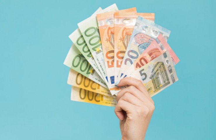 Delle banconote in euro