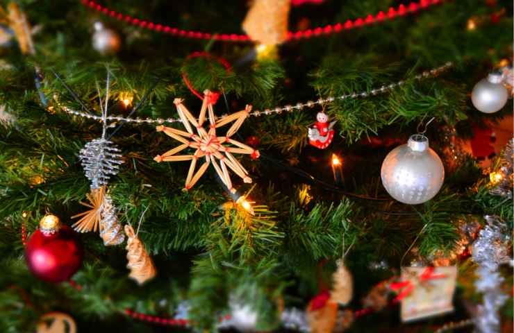 Dettaglio di un albero di Natale