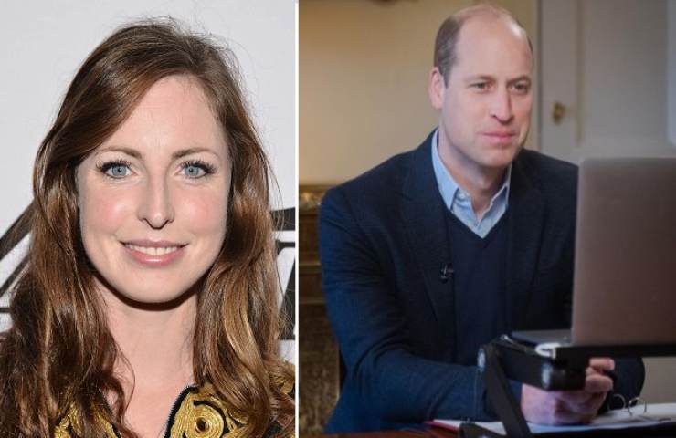 Due immagini con rispettivamente Rose Farquhar e William