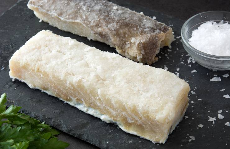 Filetto di baccalà sotto sale