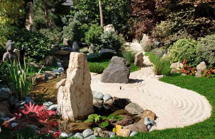 giardino zen miniatura