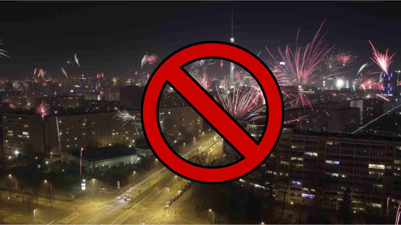 festeggiare capodanno divieto botti fuochi d'artificio