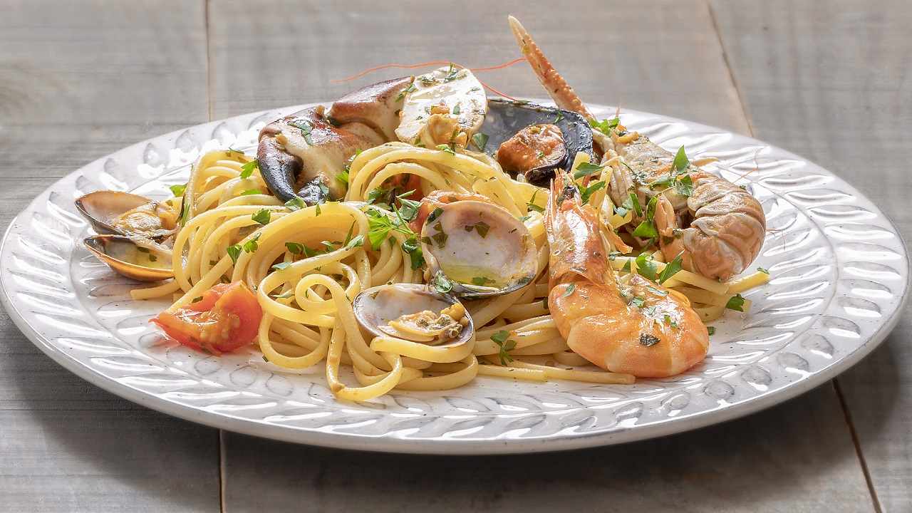 Linguine allo scoglio poche mosse