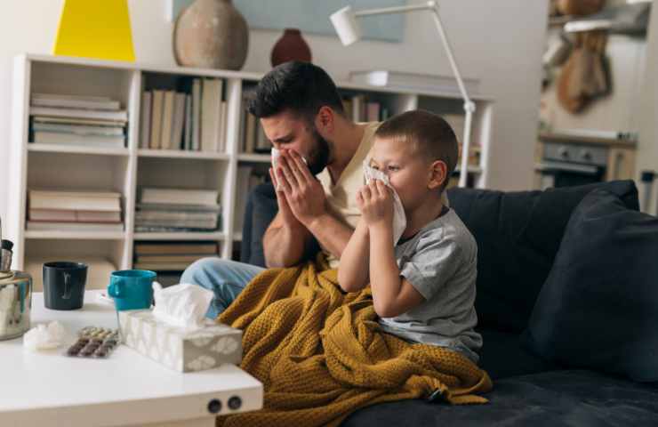 padre figlio influenzati