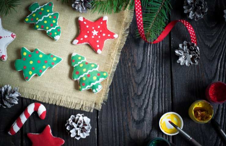 Pasta di sale decorazioni per l'albero