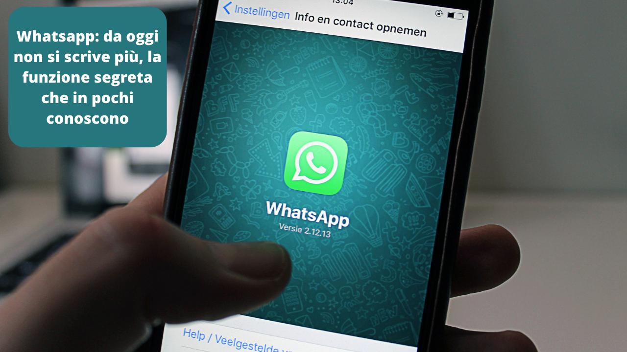 funzione segreta Whatsapp